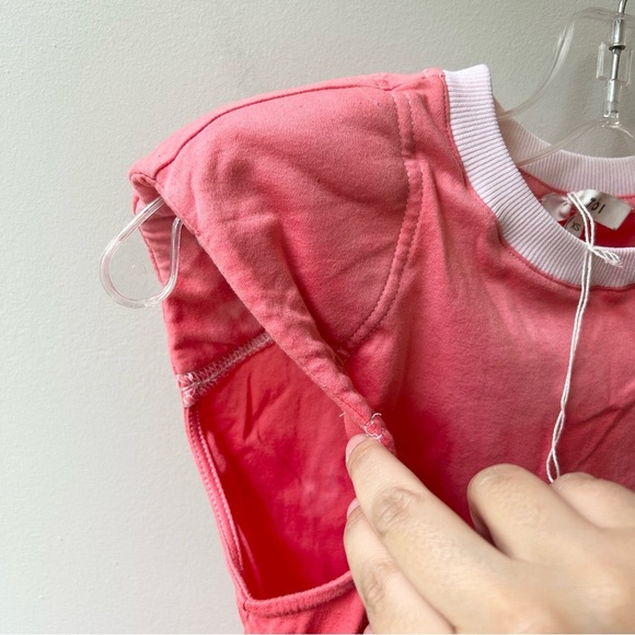 NWOT Tibi padded shoulder tie dye t-shirt - Picture 5 of 9